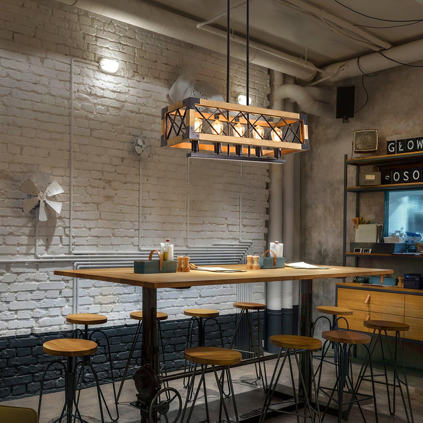 Rectangle Chandelier for Kitchen Island