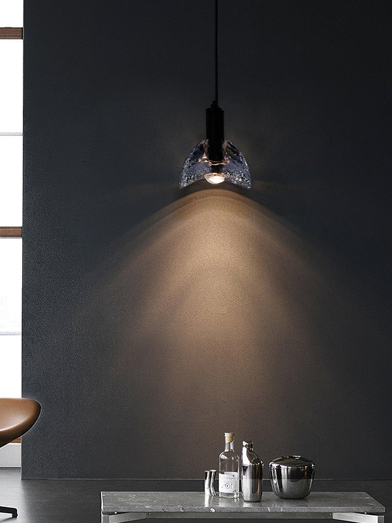 Latham Copper and Glass Pendant Lamp