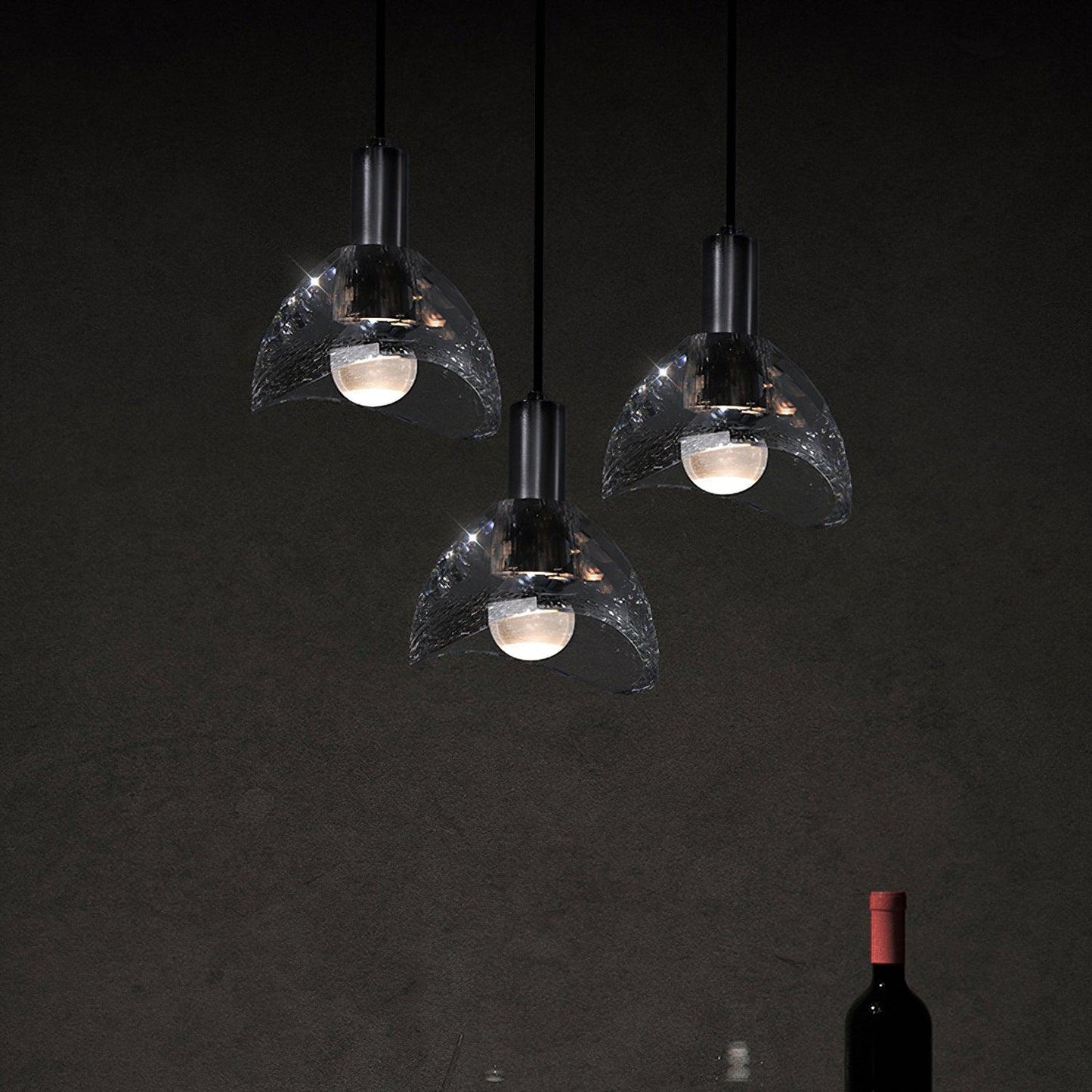 Latham Copper and Glass Pendant Lamp
