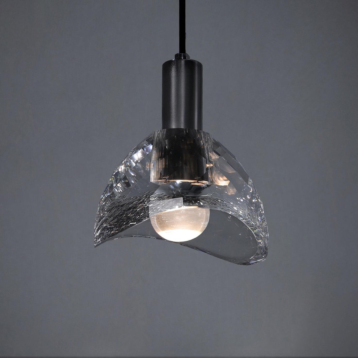 Latham Copper and Glass Pendant Lamp