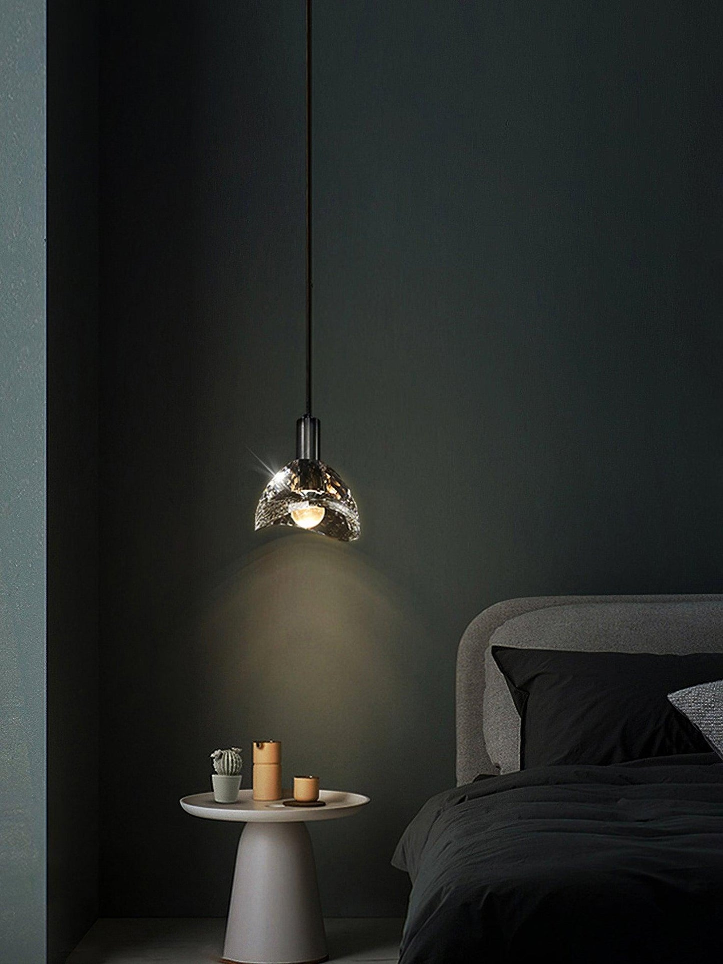 Latham Copper and Glass Pendant Lamp