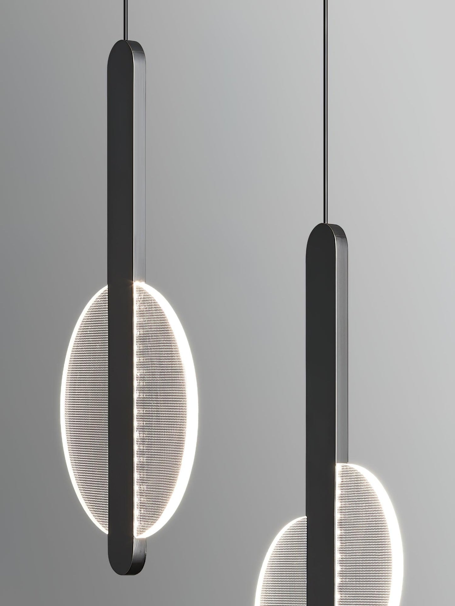 Modern Loomis Pendant Lamp with Brass & Black Finishes