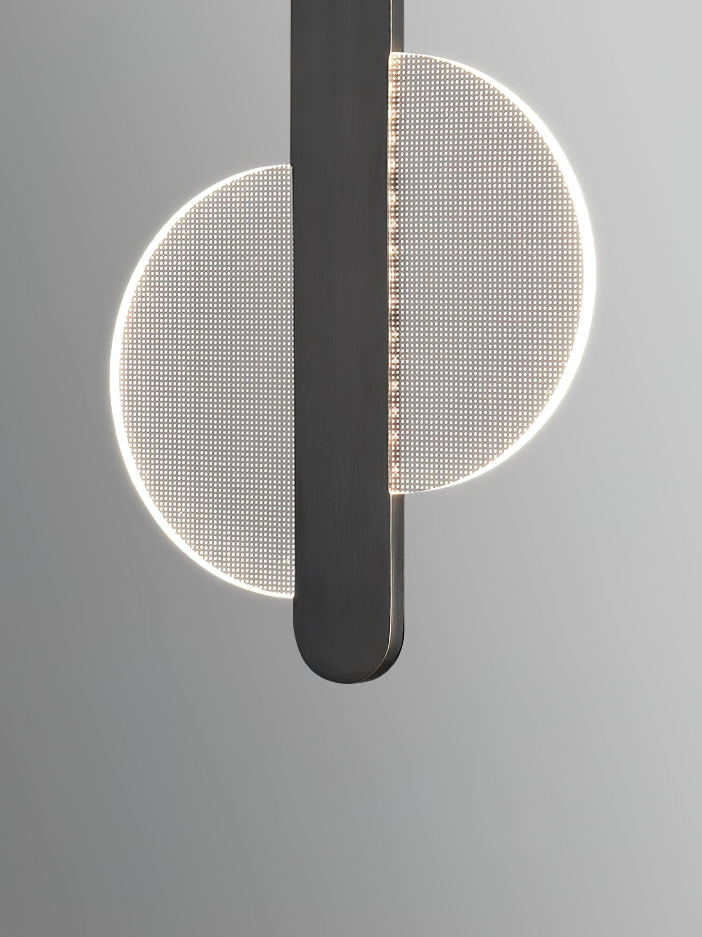 Modern Loomis Pendant Lamp with Brass & Black Finishes