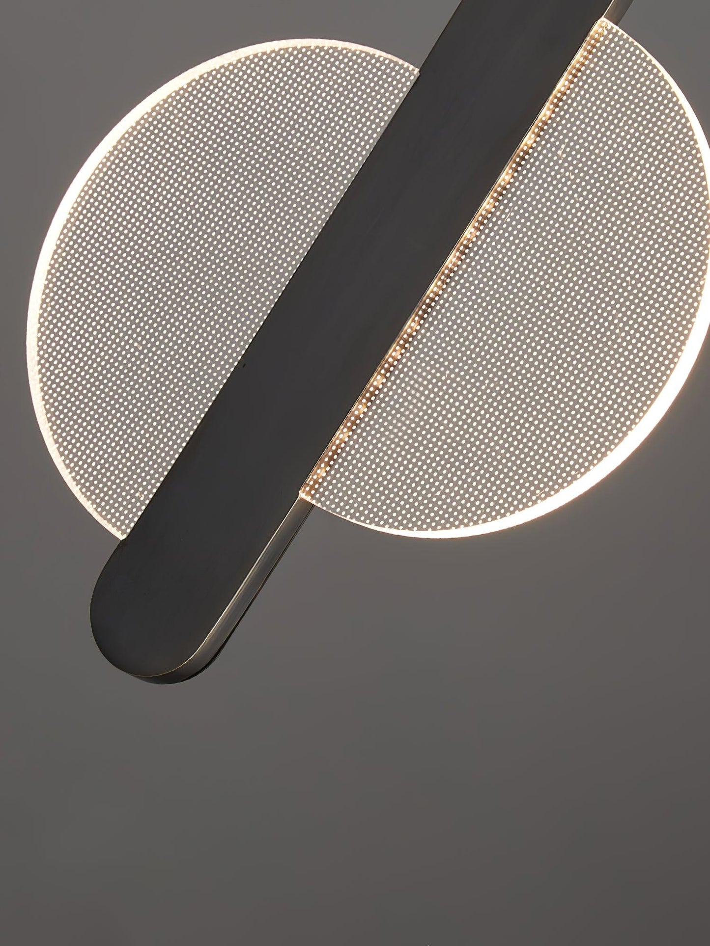Modern Loomis Pendant Lamp with Brass & Black Finishes