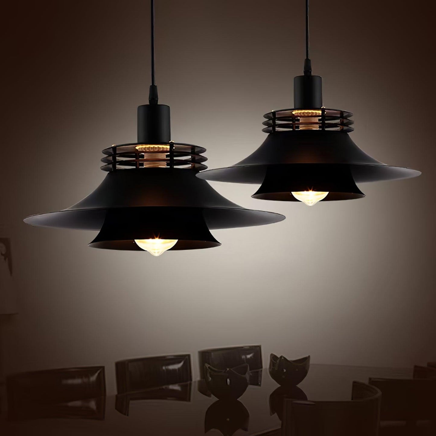 Sophisticated 2-Shade Lyfa Pendant Light