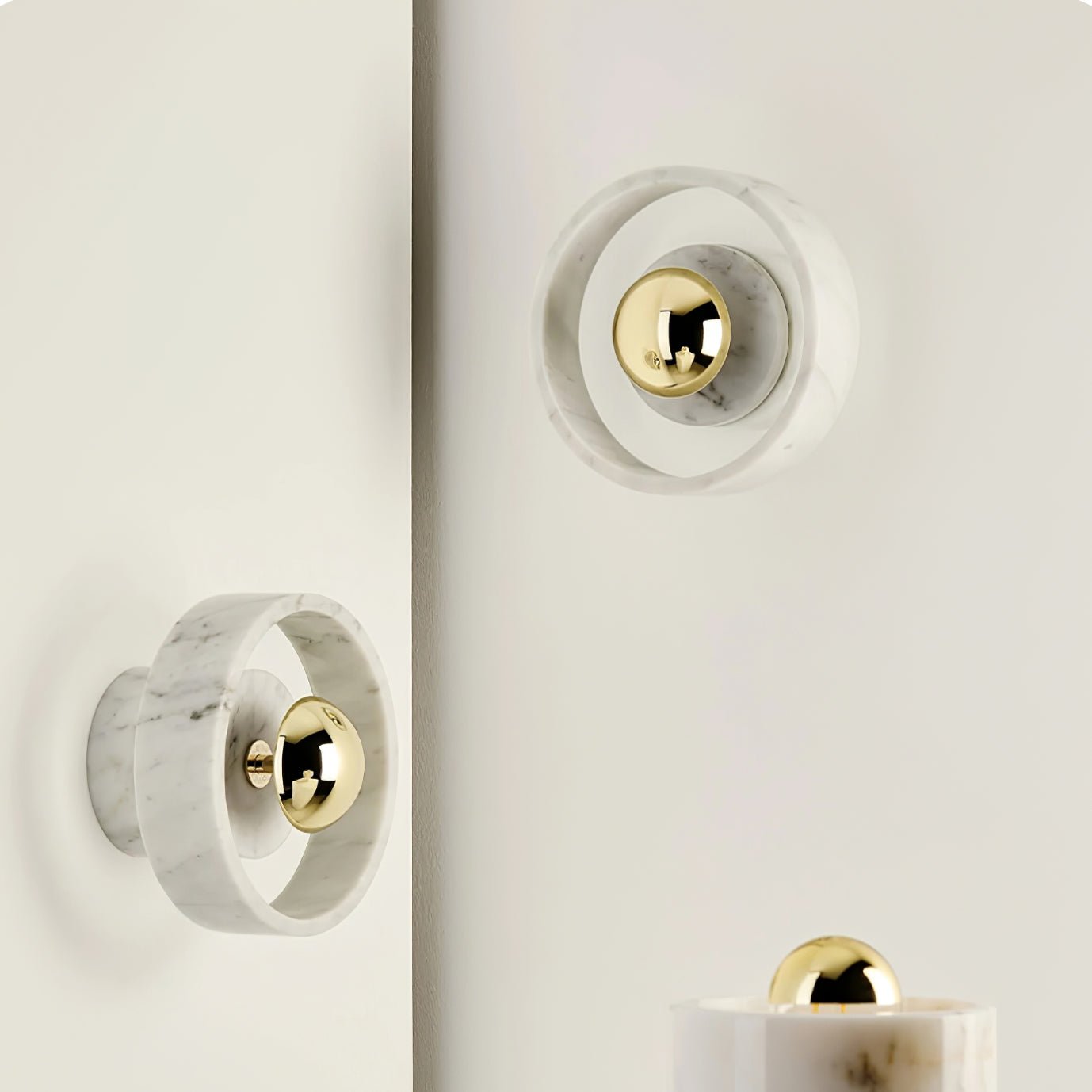 Marble Aura Wall Lamp - Sophisticated Indoor Lighting