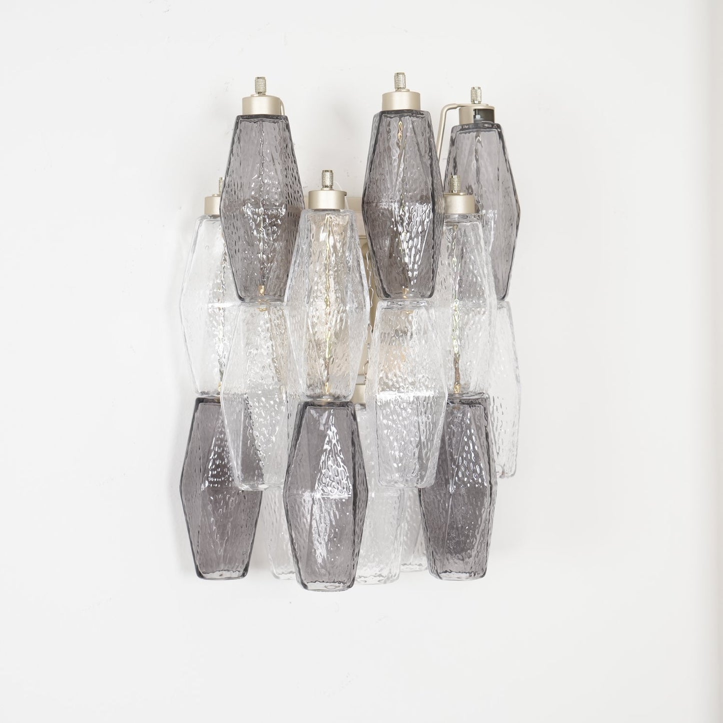 Murano Glass Wall Lamp with Rhombus Design