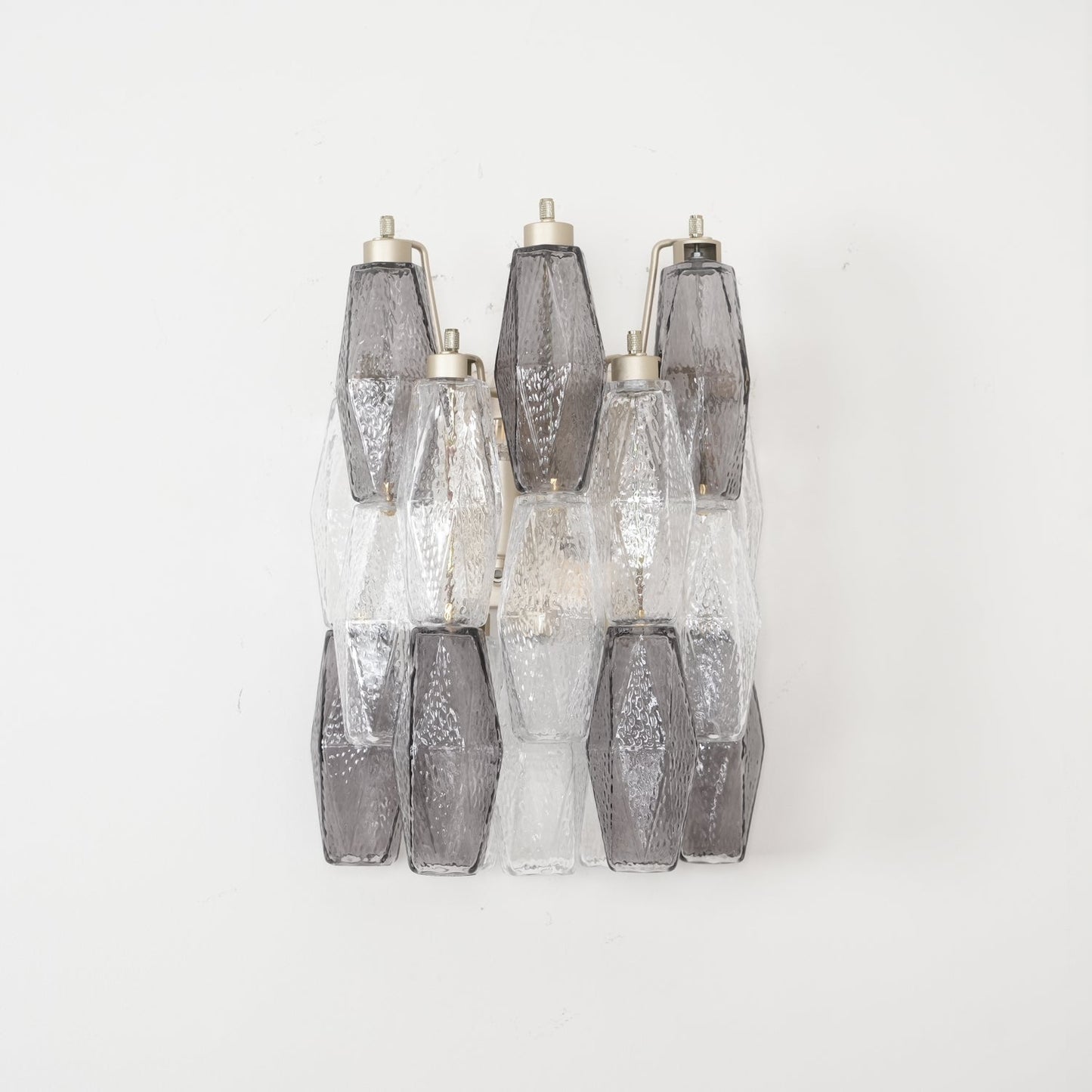 Murano Glass Wall Lamp with Rhombus Design