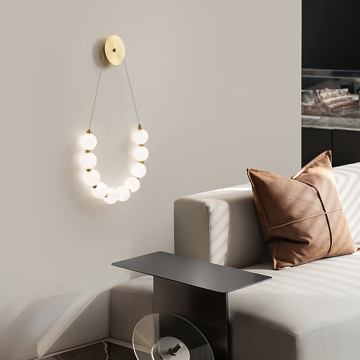 Murano Glass Wall Lamp with Rhombus Design