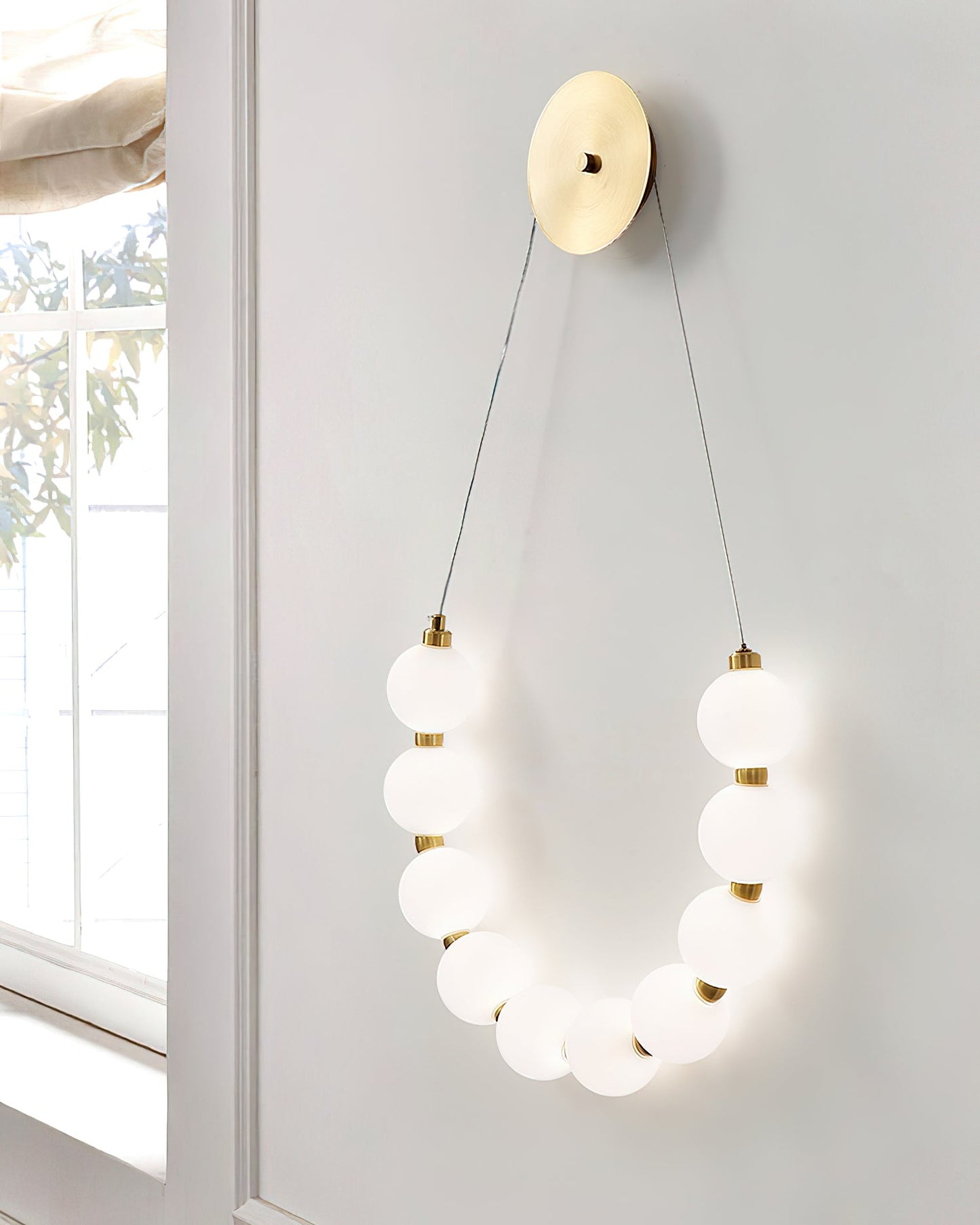Murano Glass Wall Lamp with Rhombus Design