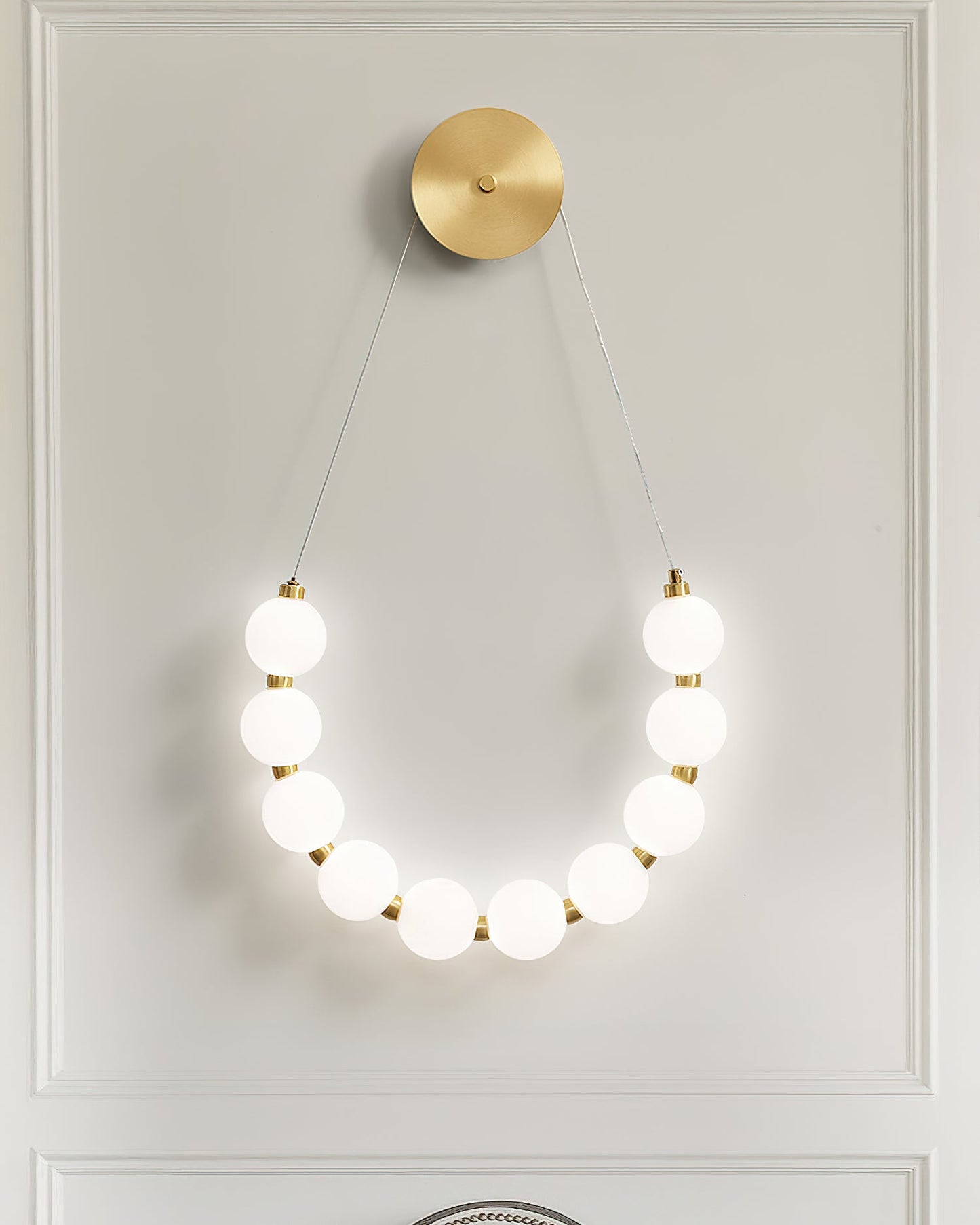 Murano Glass Wall Lamp with Rhombus Design