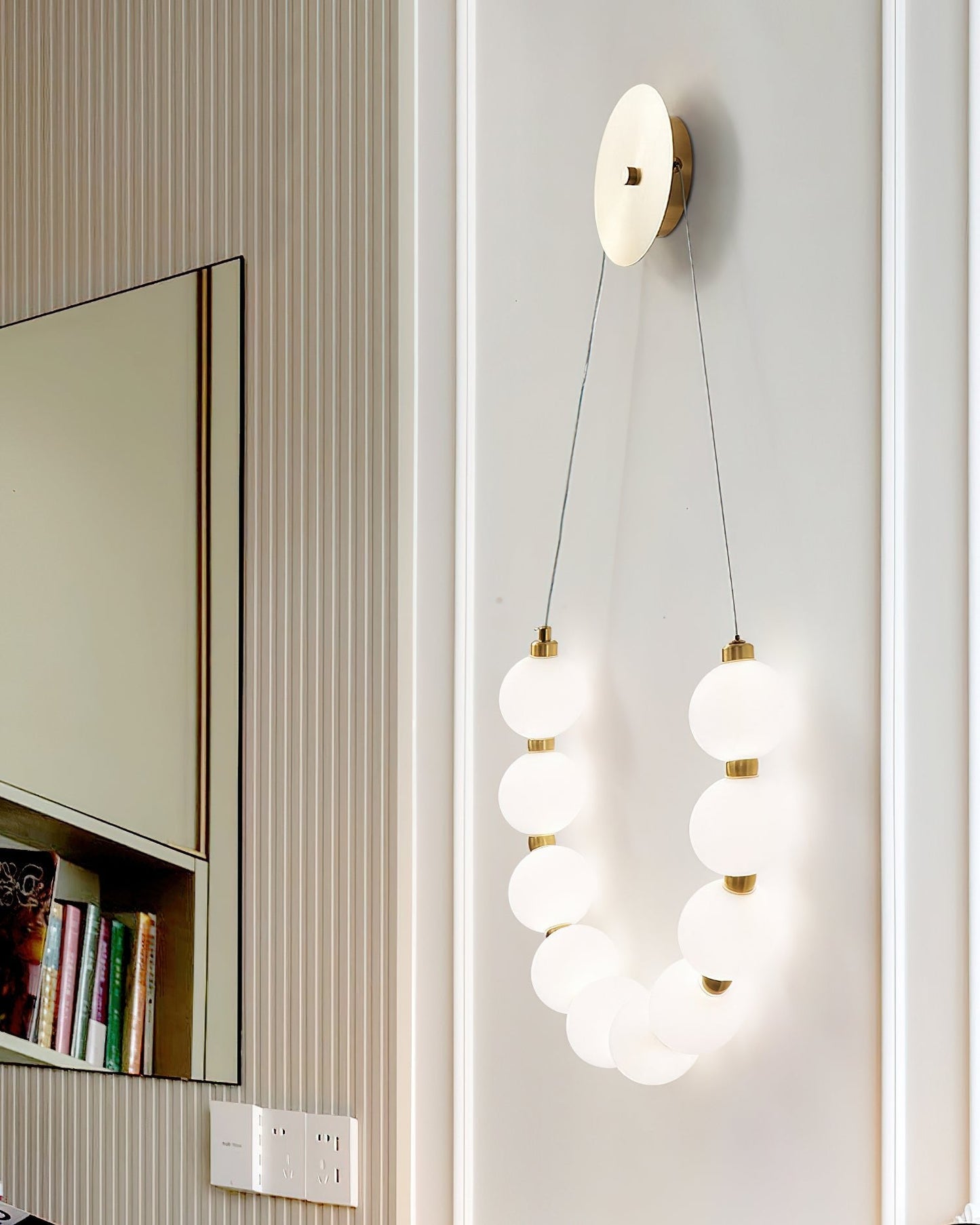 Murano Glass Wall Lamp with Rhombus Design