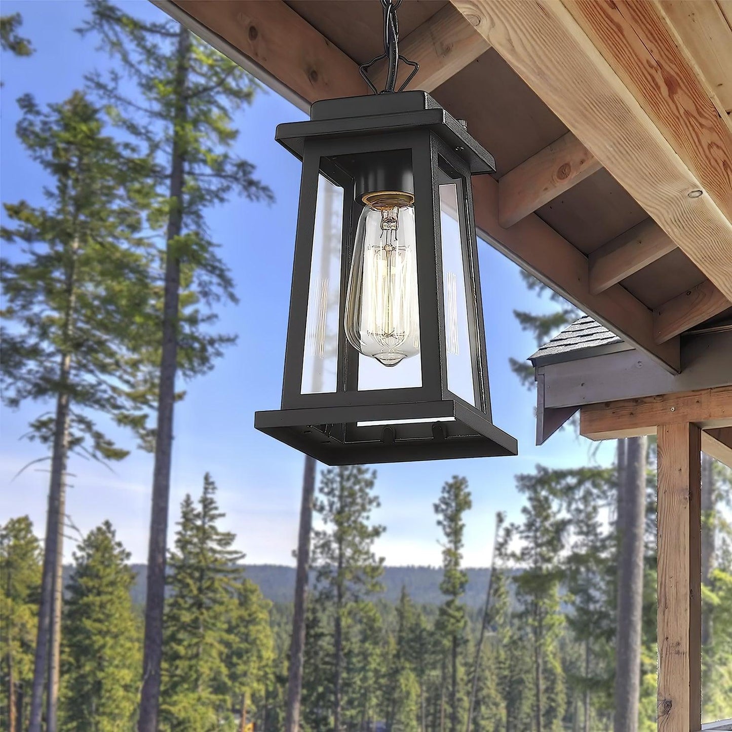IP44 Outdoor Lantern Pendant Lamp