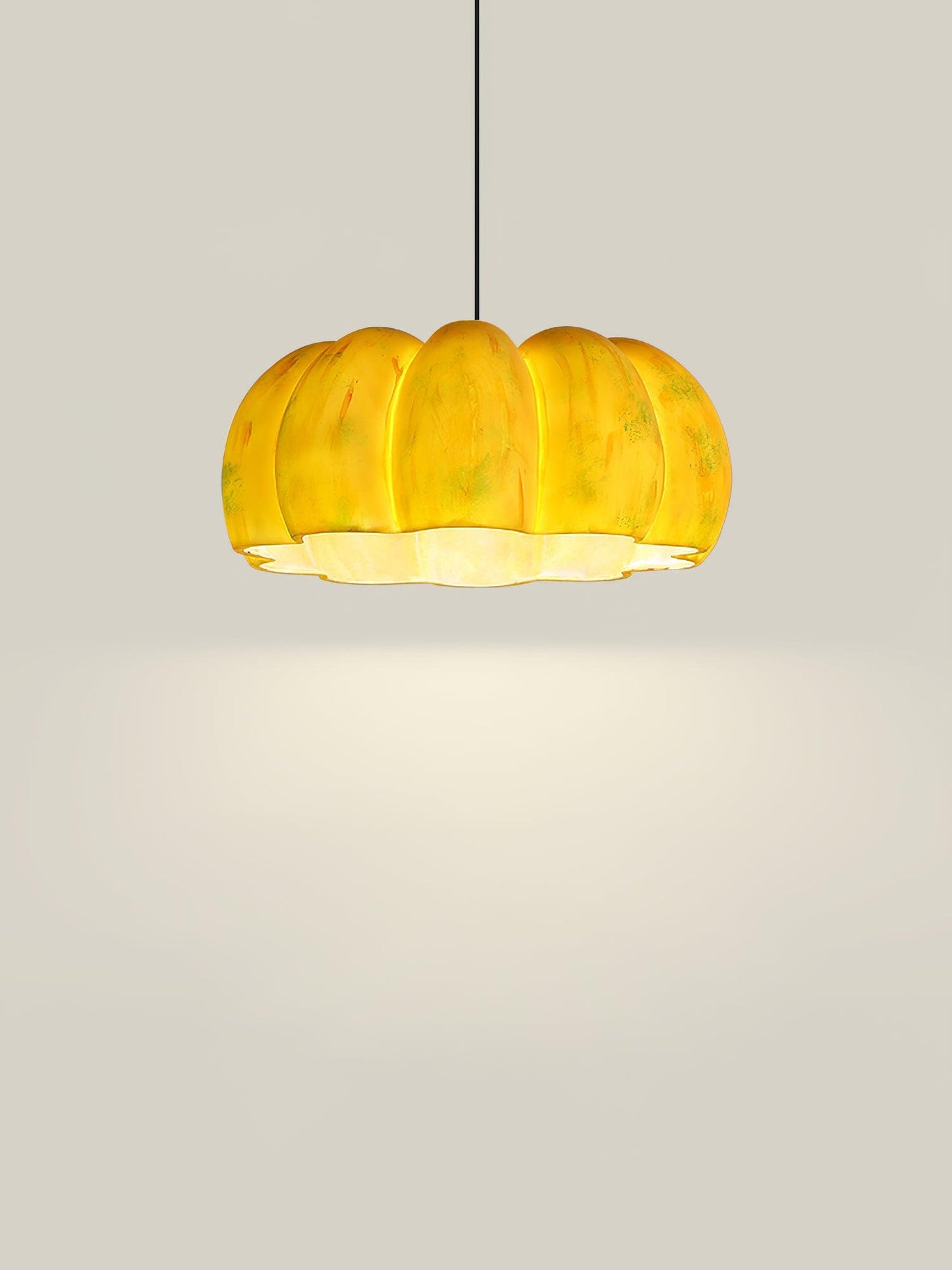 Eco-friendly Pumpkin Pendant Light