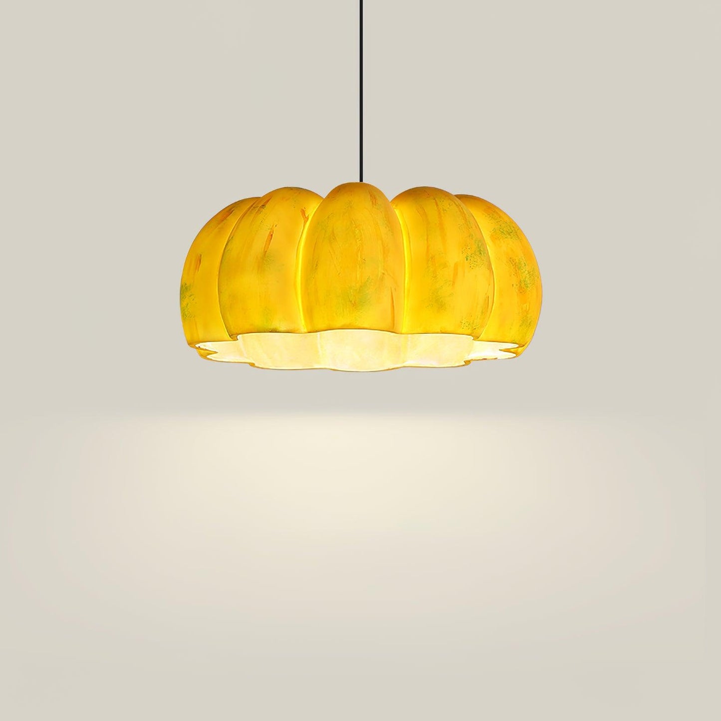 Eco-friendly Pumpkin Pendant Light