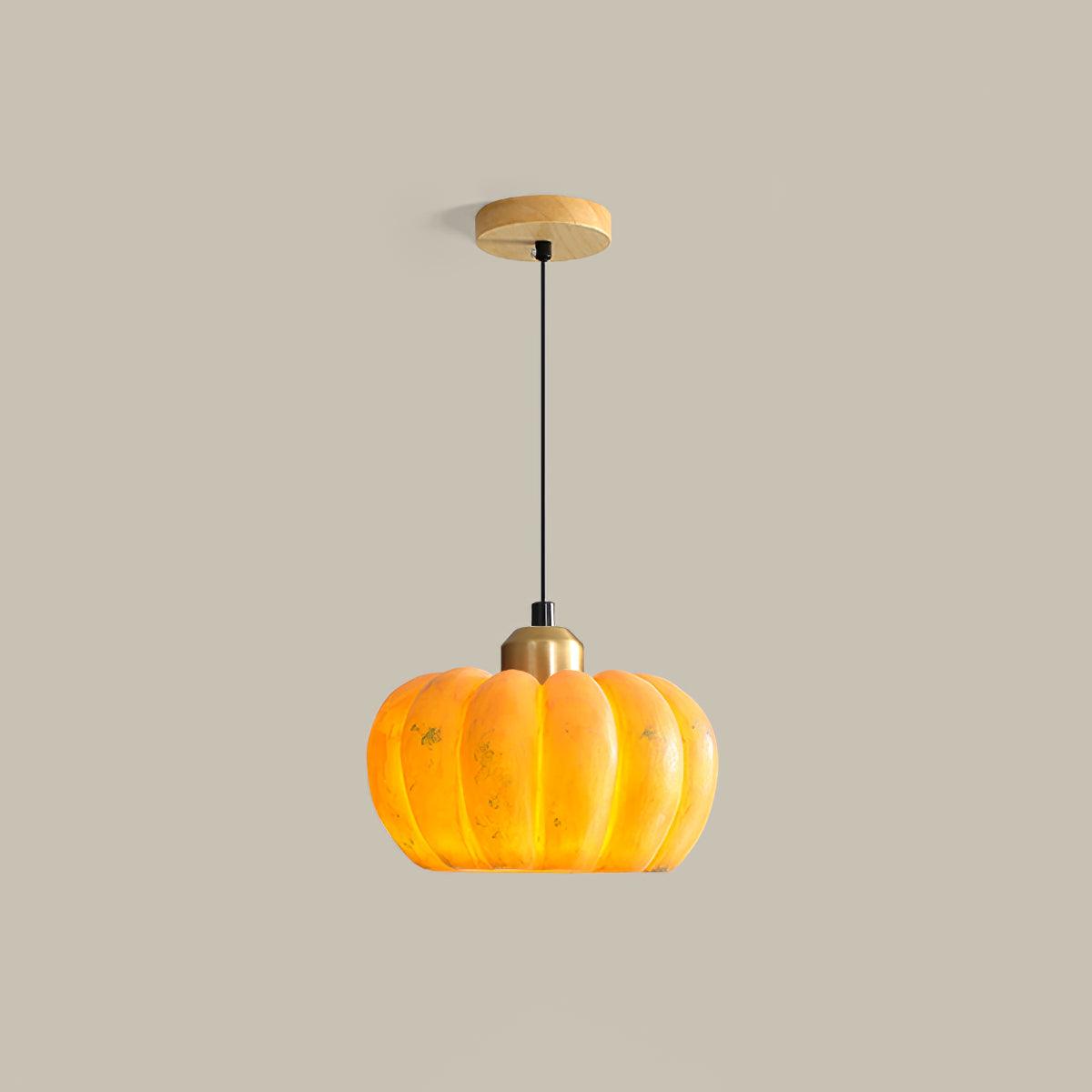Eco-friendly Pumpkin Pendant Light