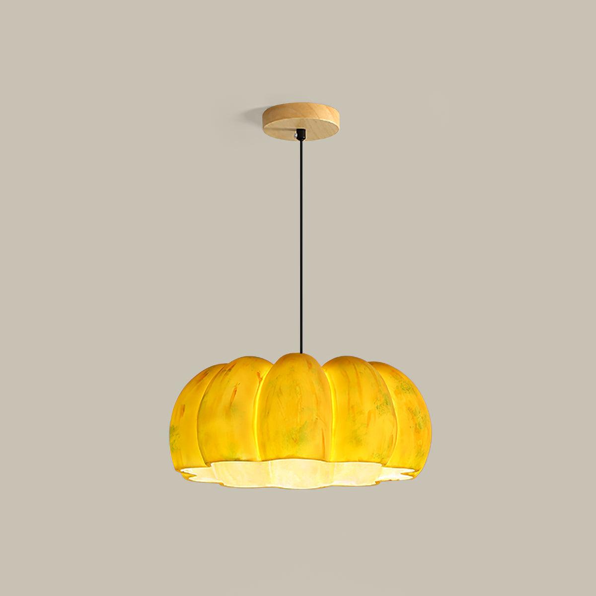 Eco-friendly Pumpkin Pendant Light