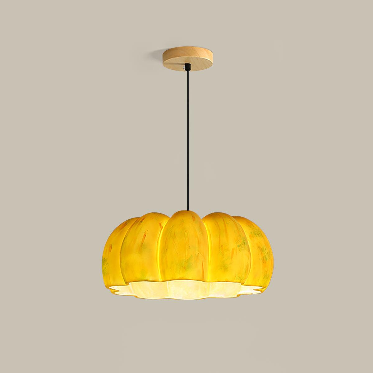 Eco-friendly Pumpkin Pendant Light