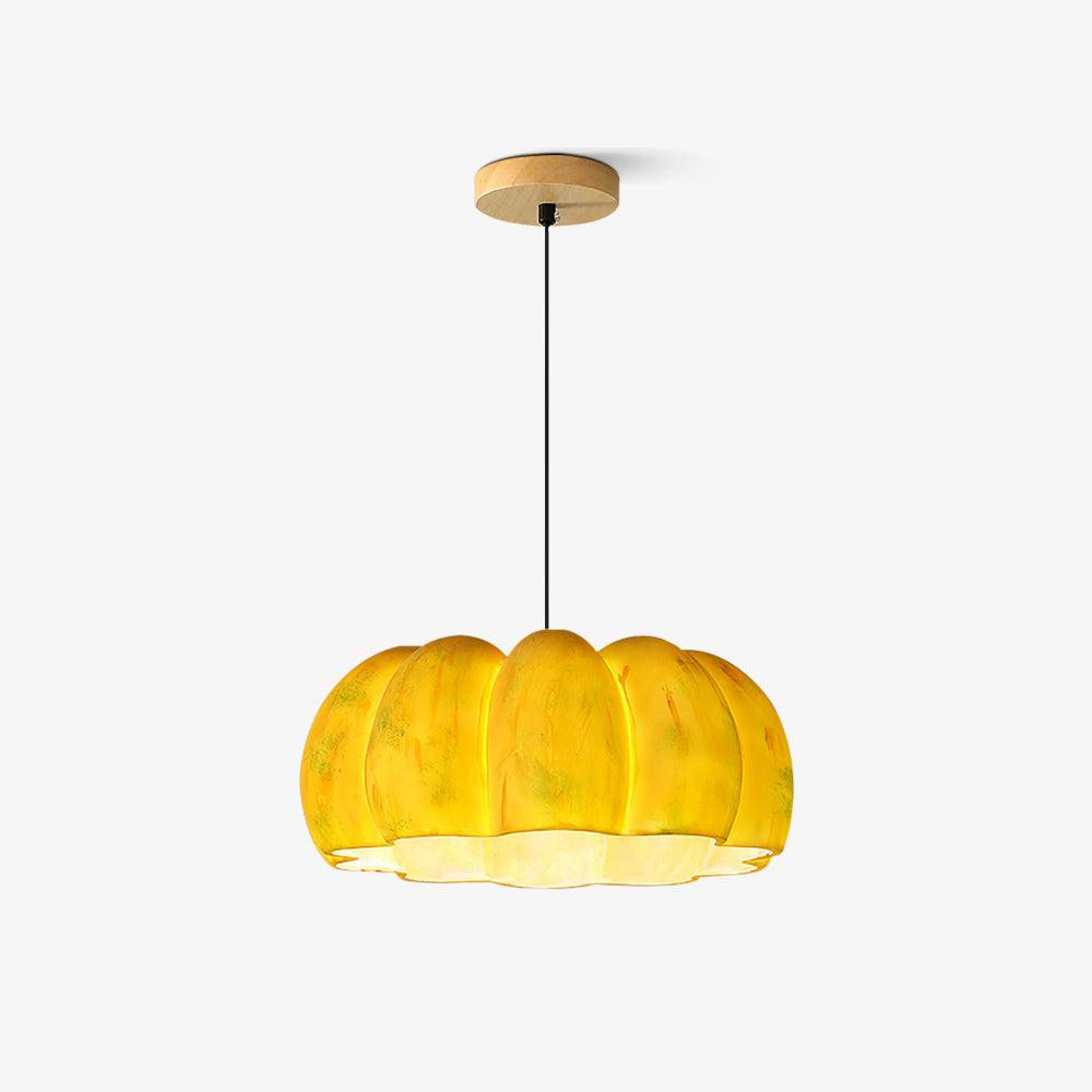 Eco-friendly Pumpkin Pendant Light
