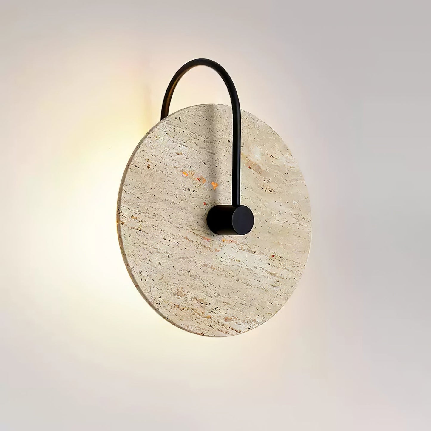 Resin Ribbed Wall Lamp for Modern Spaces