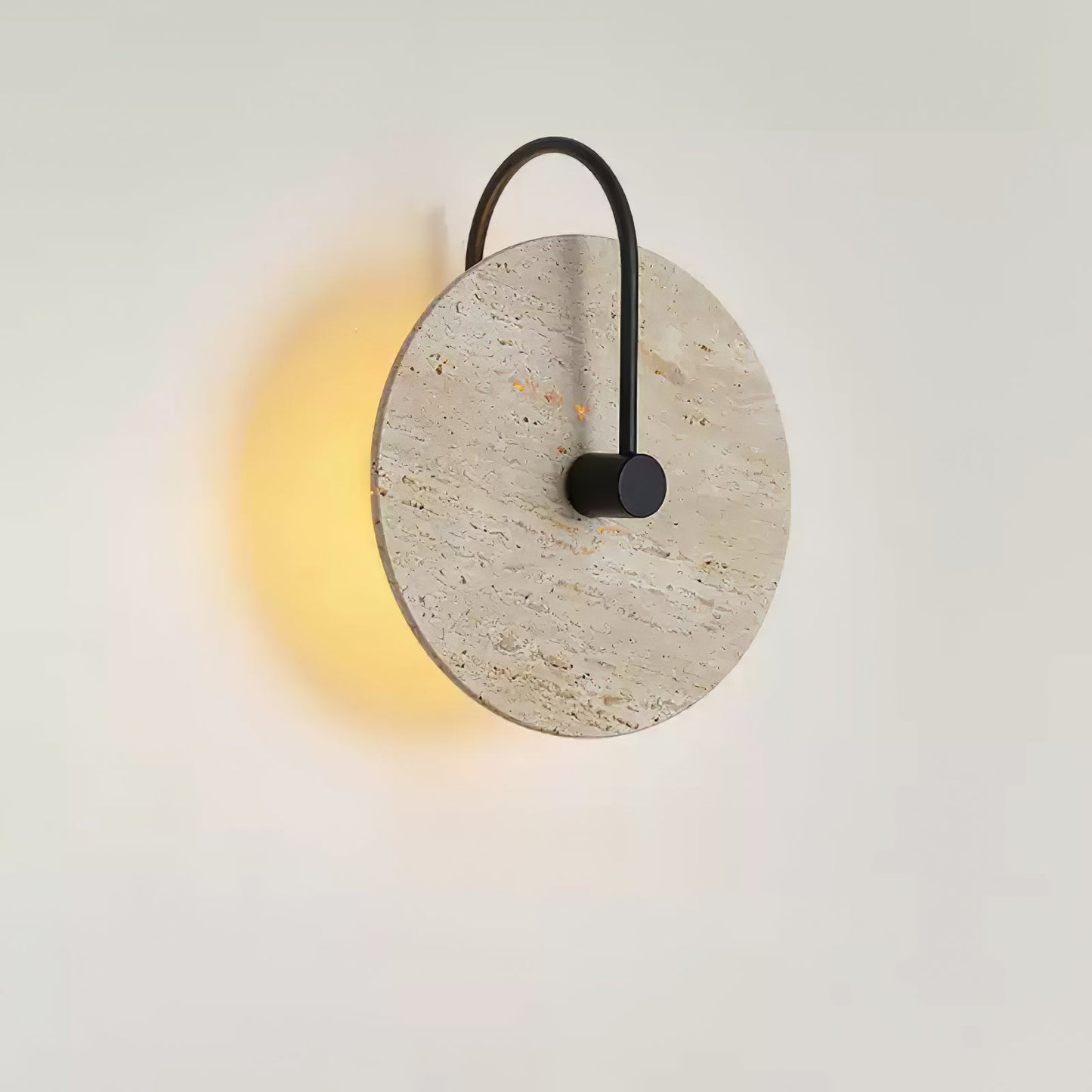 Resin Ribbed Wall Lamp for Modern Spaces
