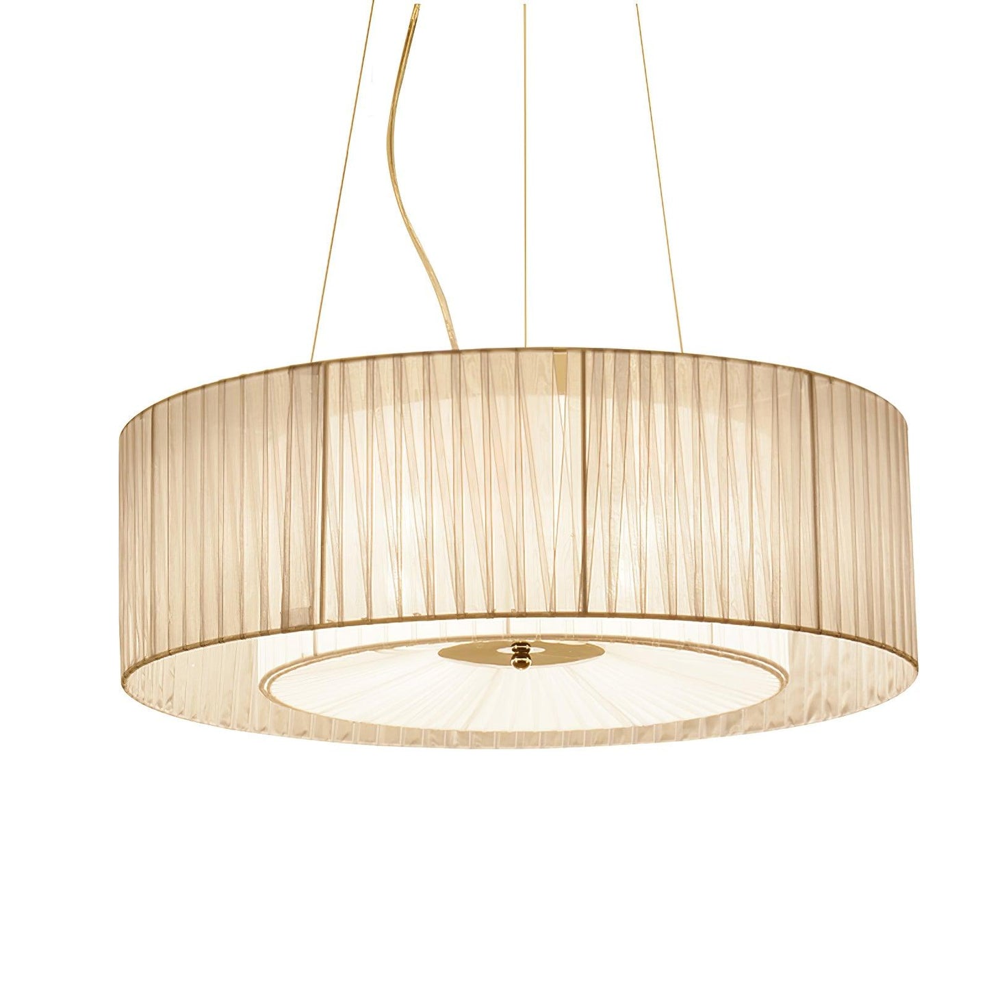 Ruffle Pleated Pendant Lamp, Modern Decor