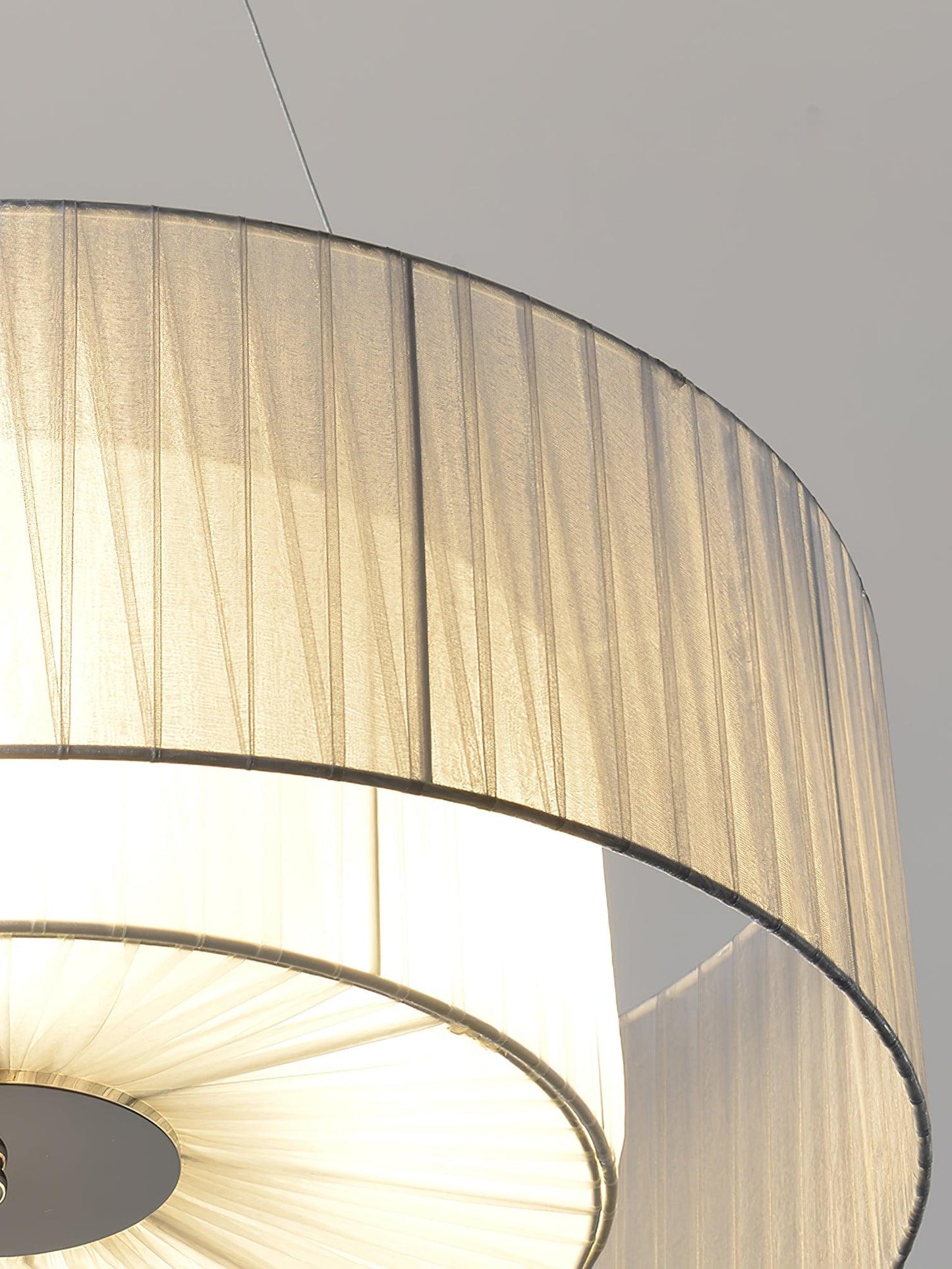 Ruffle Pleated Pendant Lamp, Modern Decor