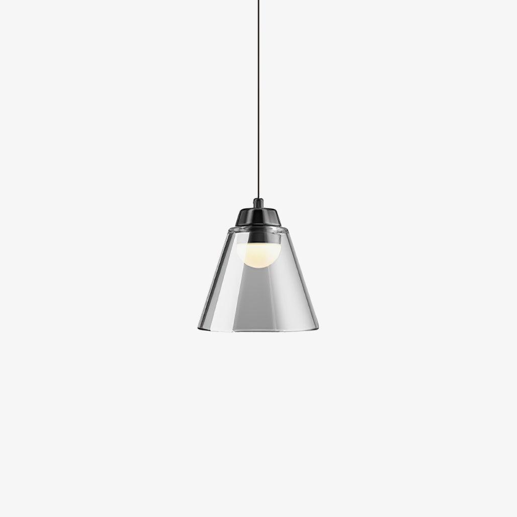 Clear Glass Pendant Lamp with Integrated LED