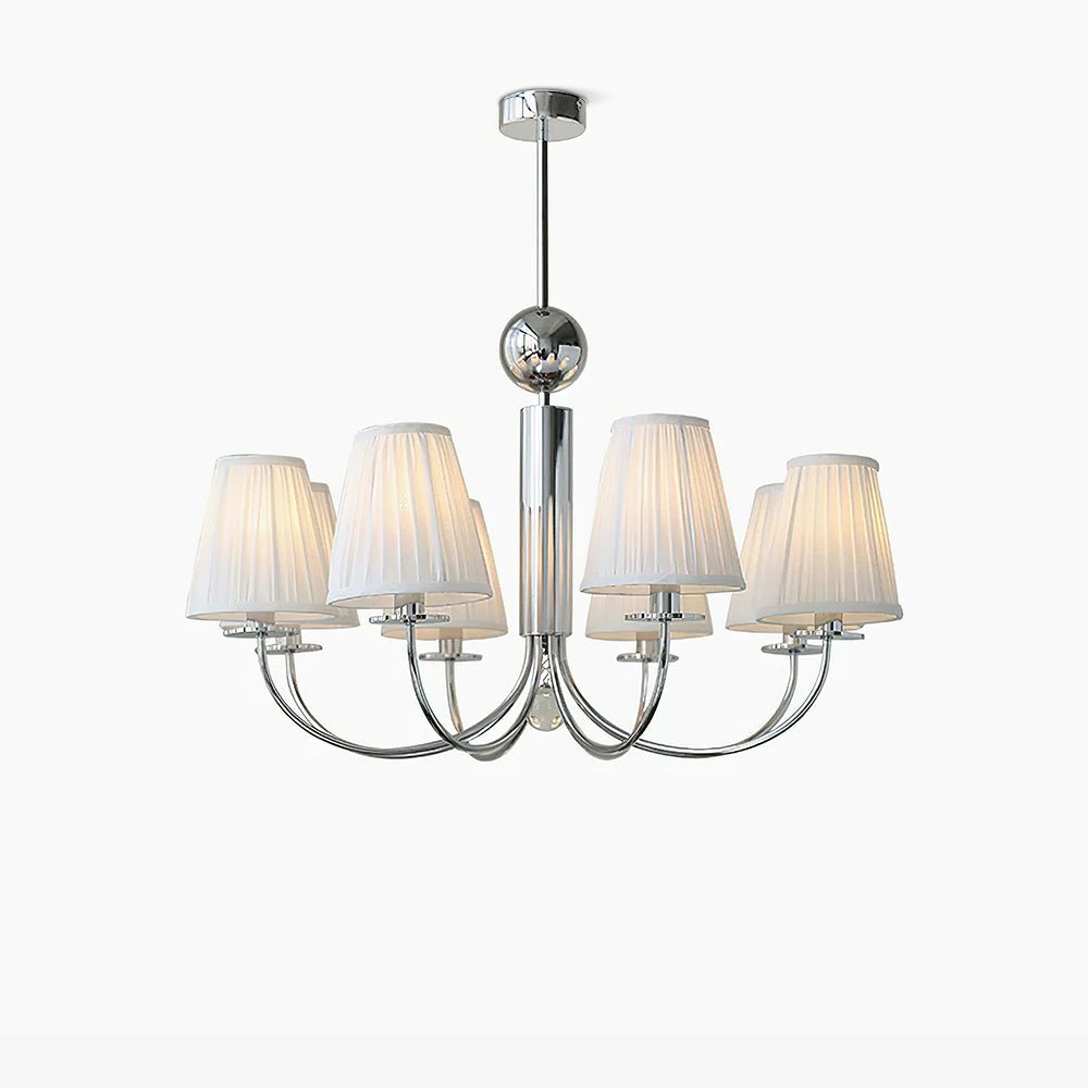 Simplicity Chrome Chandelier, 6 Heads