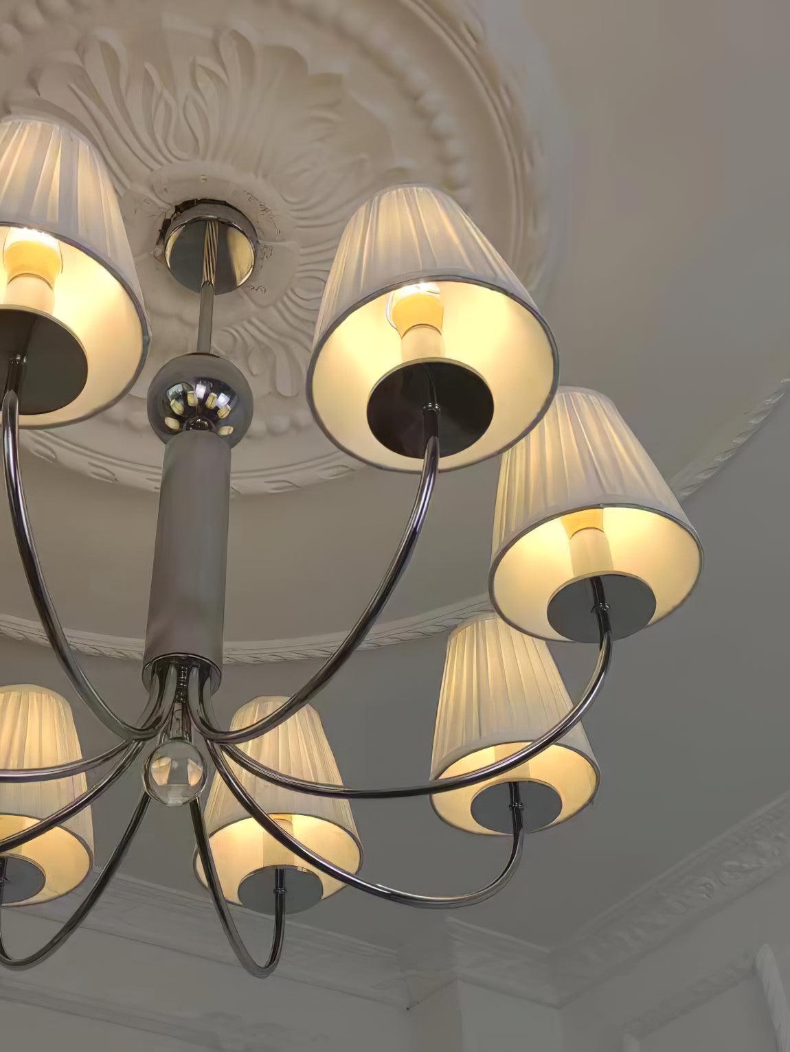 Simplicity Chrome Chandelier, 6 Heads