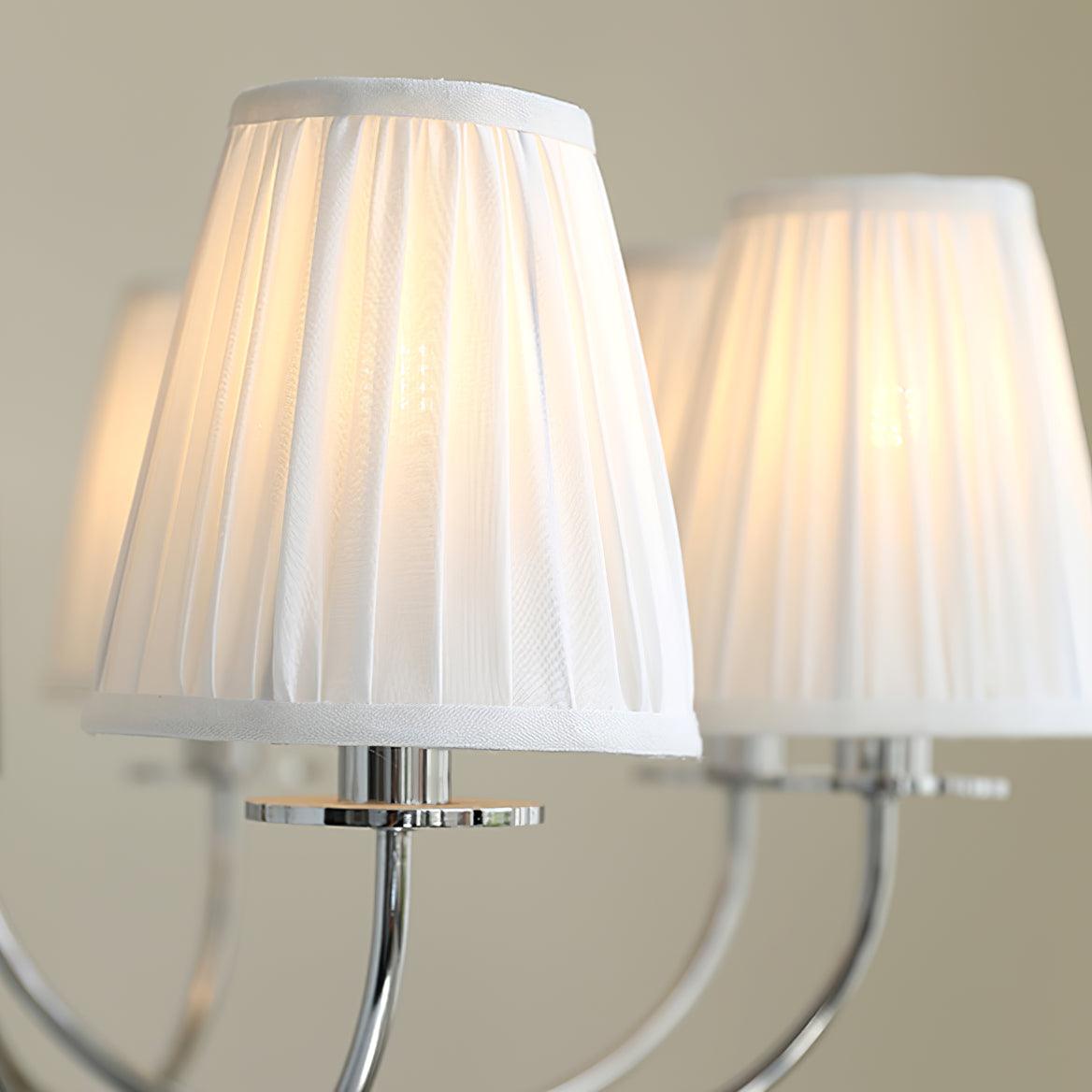 Simplicity Chrome Chandelier, 6 Heads