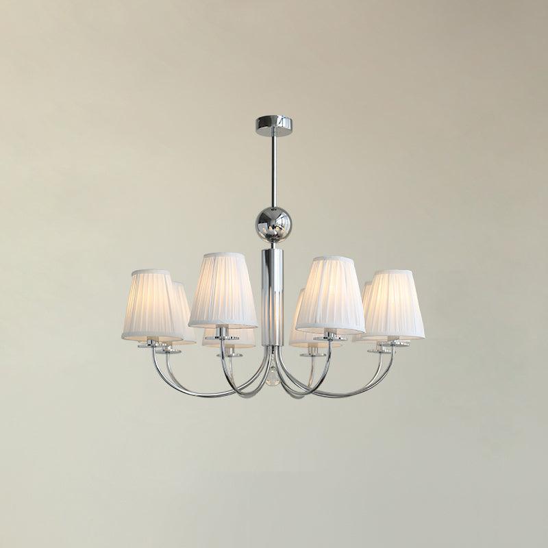 Simplicity Chrome Chandelier, 6 Heads