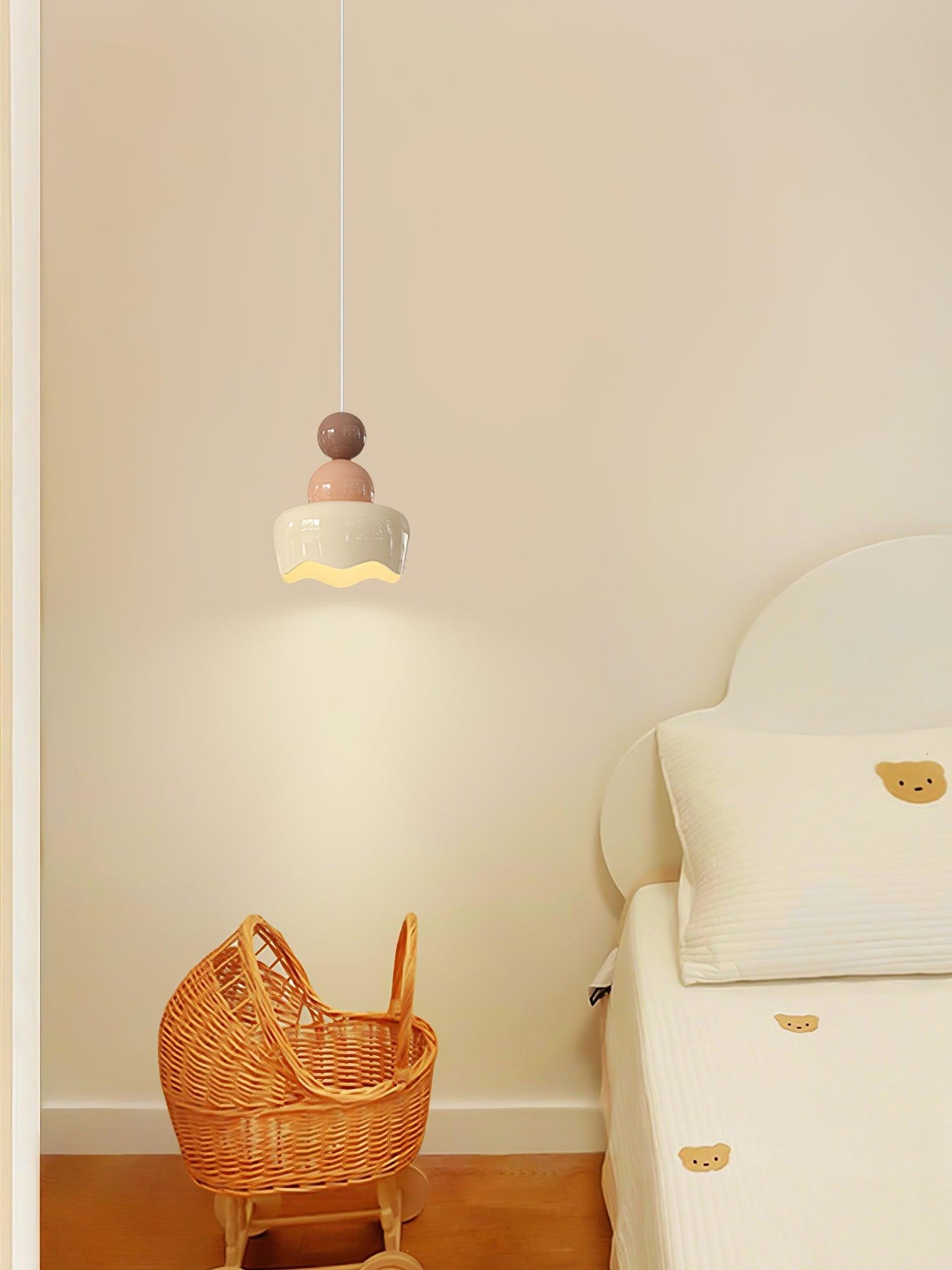 Amber Stone Crystal Brass Chandelier