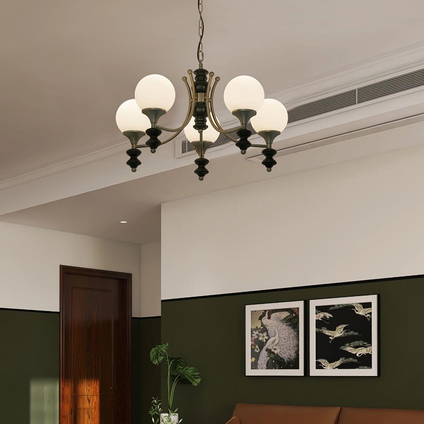 Wooden Chandelier for Home Decor