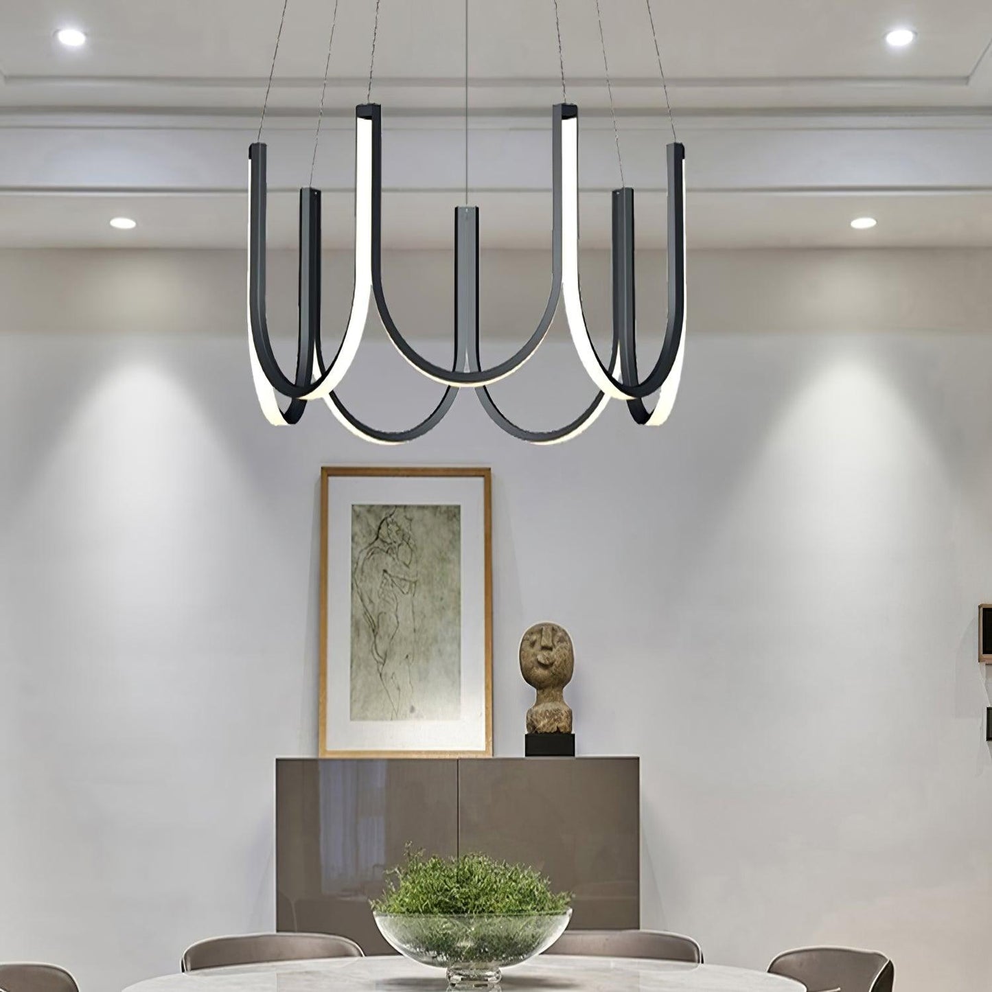 U7 Aluminum Multi-Pendant Light