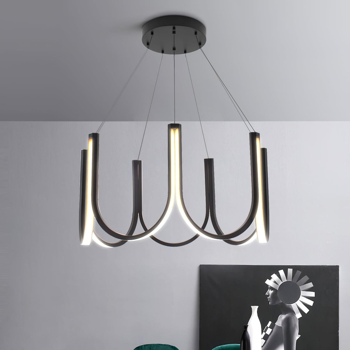 U7 Aluminum Multi-Pendant Light