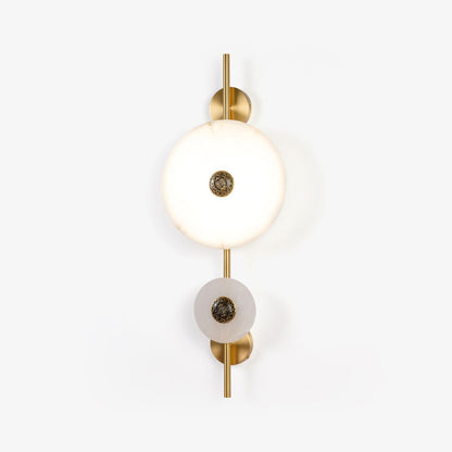 Alabaster Eclipse Wall Light by Vakkerlight