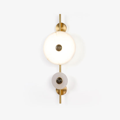 Alabaster Eclipse Wall Light by Vakkerlight