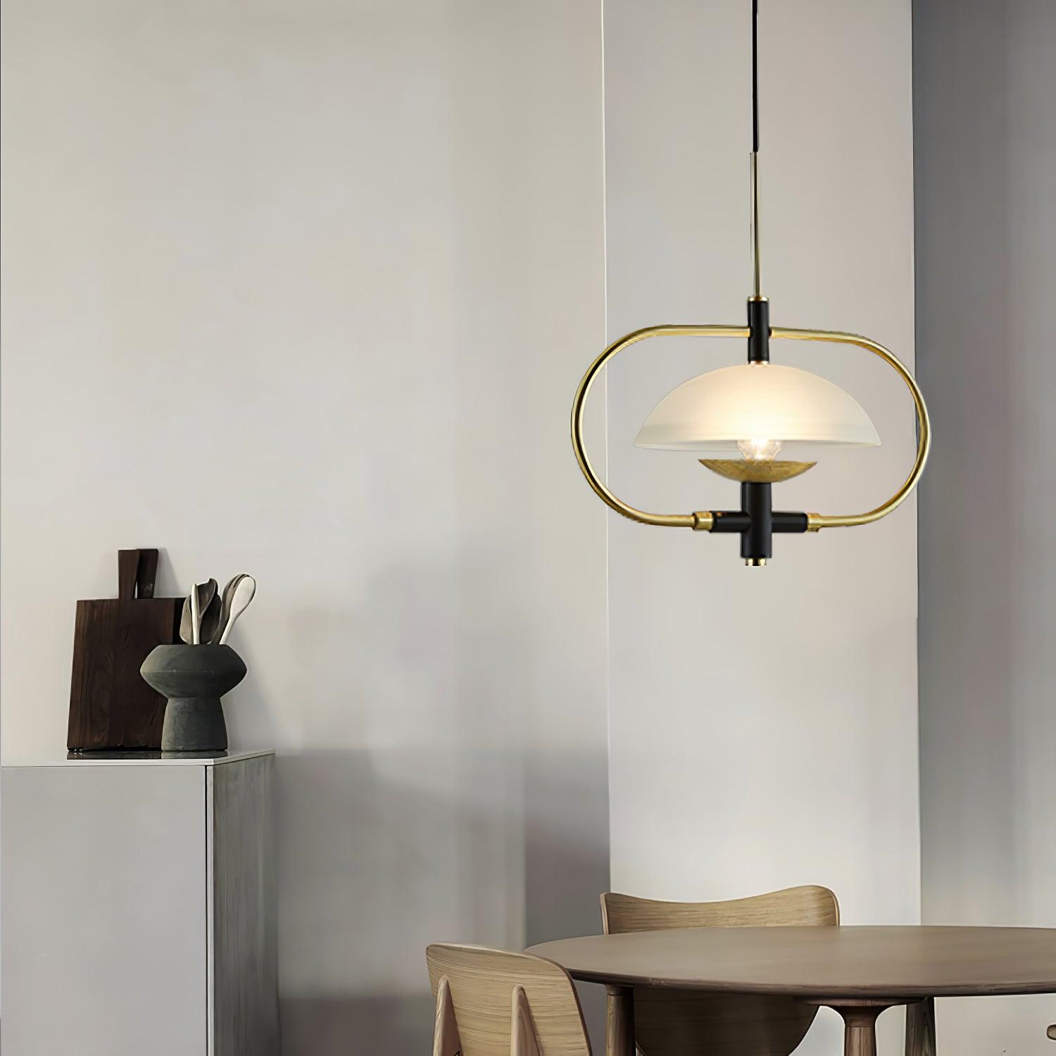 Aperture Honeycomb Iron Art Pendant Light