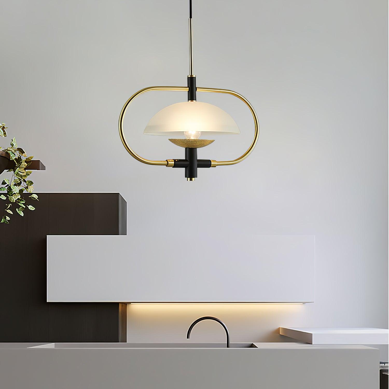 Aperture Honeycomb Iron Art Pendant Light