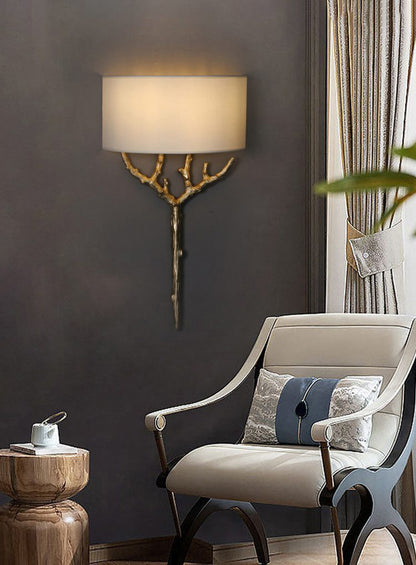 Brass Branch Wall Lamp - Elegant Tree Design