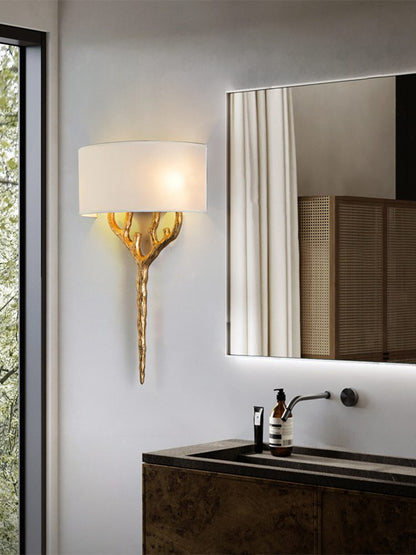Brass Branch Wall Lamp - Elegant Tree Design
