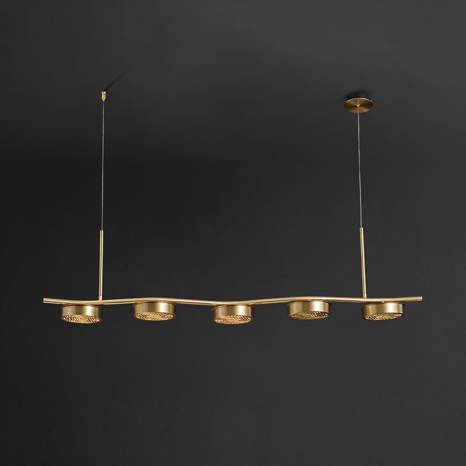 Eichholtz Aldo Chandelier - Mid-Century Modern 6 Light Pendant
