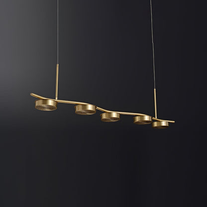 Eichholtz Aldo Chandelier - Mid-Century Modern 6 Light Pendant