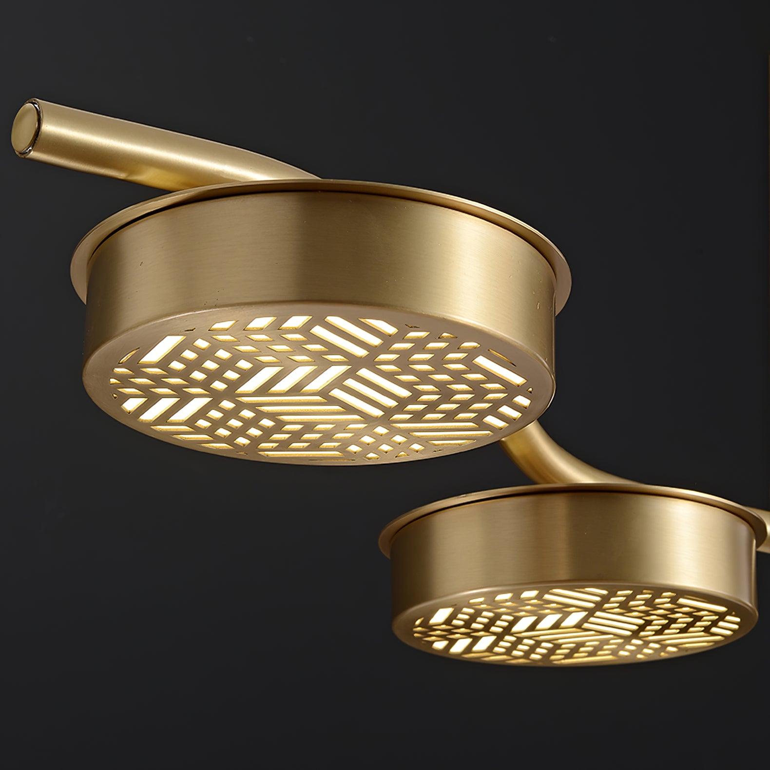 Eichholtz Aldo Chandelier - Mid-Century Modern 6 Light Pendant