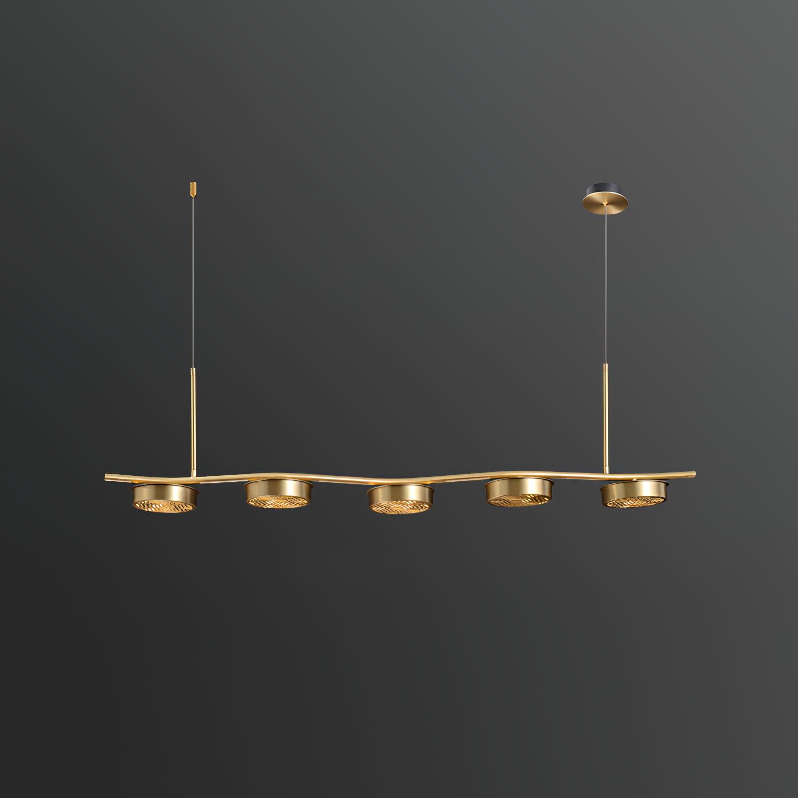 Eichholtz Aldo Chandelier - Mid-Century Modern 6 Light Pendant