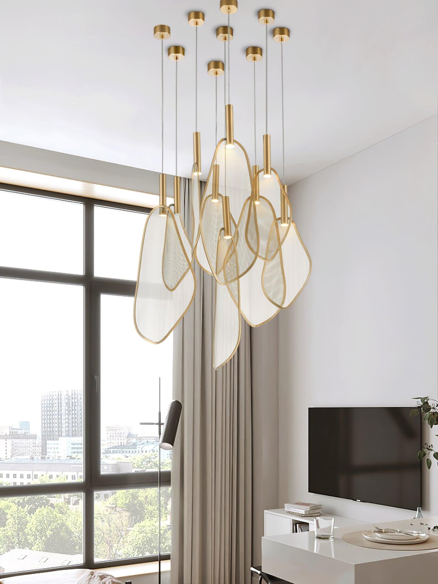 Eco-Friendly Fan Shape Pendant Light
