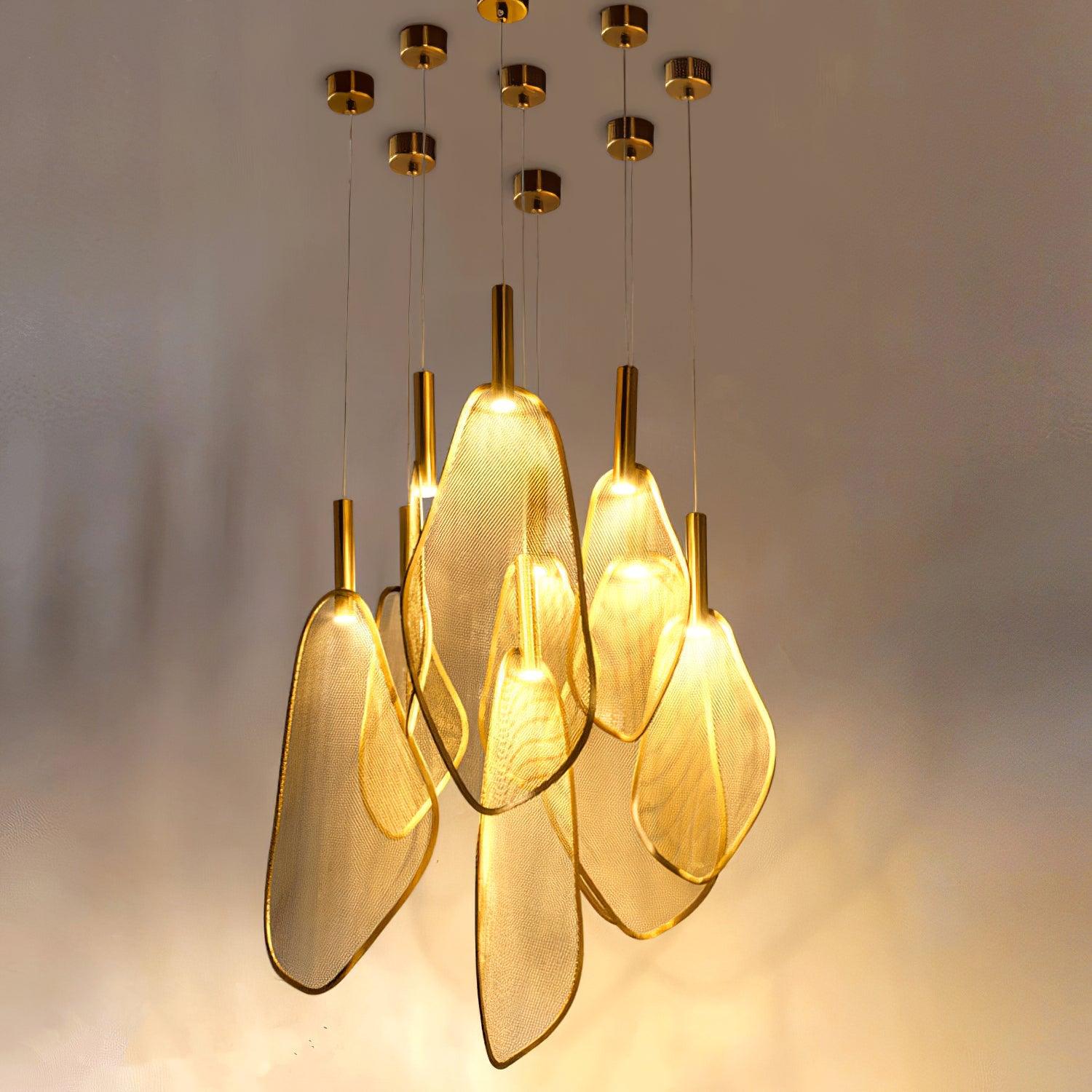 Eco-Friendly Fan Shape Pendant Light