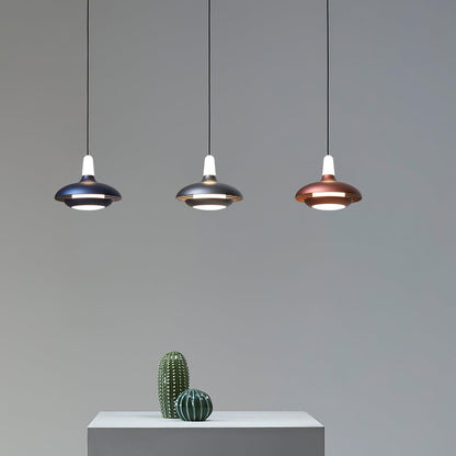 Elliptical Glass Fiji Pendant Light
