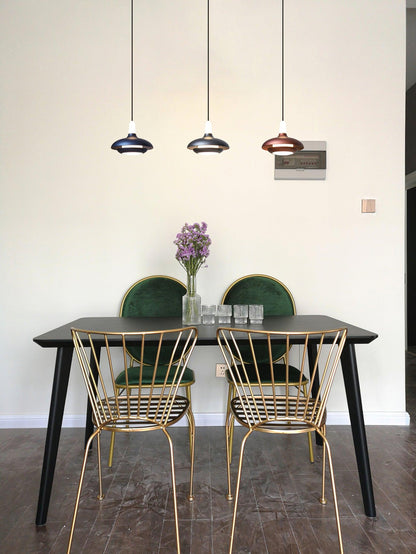 Elliptical Glass Fiji Pendant Light